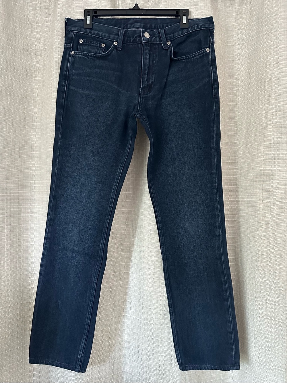BLK DNM Men's Dark Indigo Straight Jeans 32x30